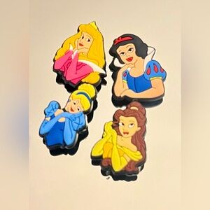 Disney Princess Shoe Charm Crocs Jibbitz Brand New